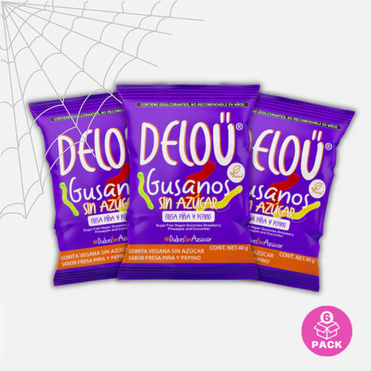 Deloü Gomitas Veganas Sin Azúcar Gusanos